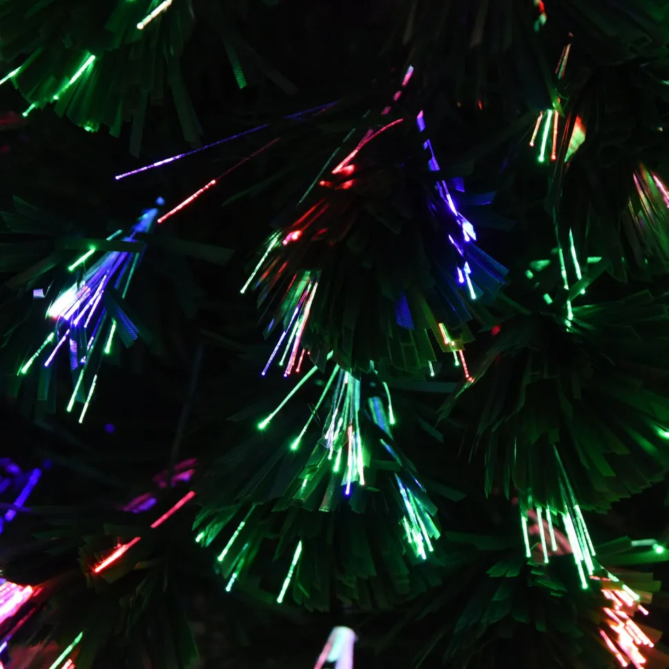 Best The Holiday Aisle 2' 8" H Green Pine Cashmere Christmas Tree With 85 Led Twinkling Lights