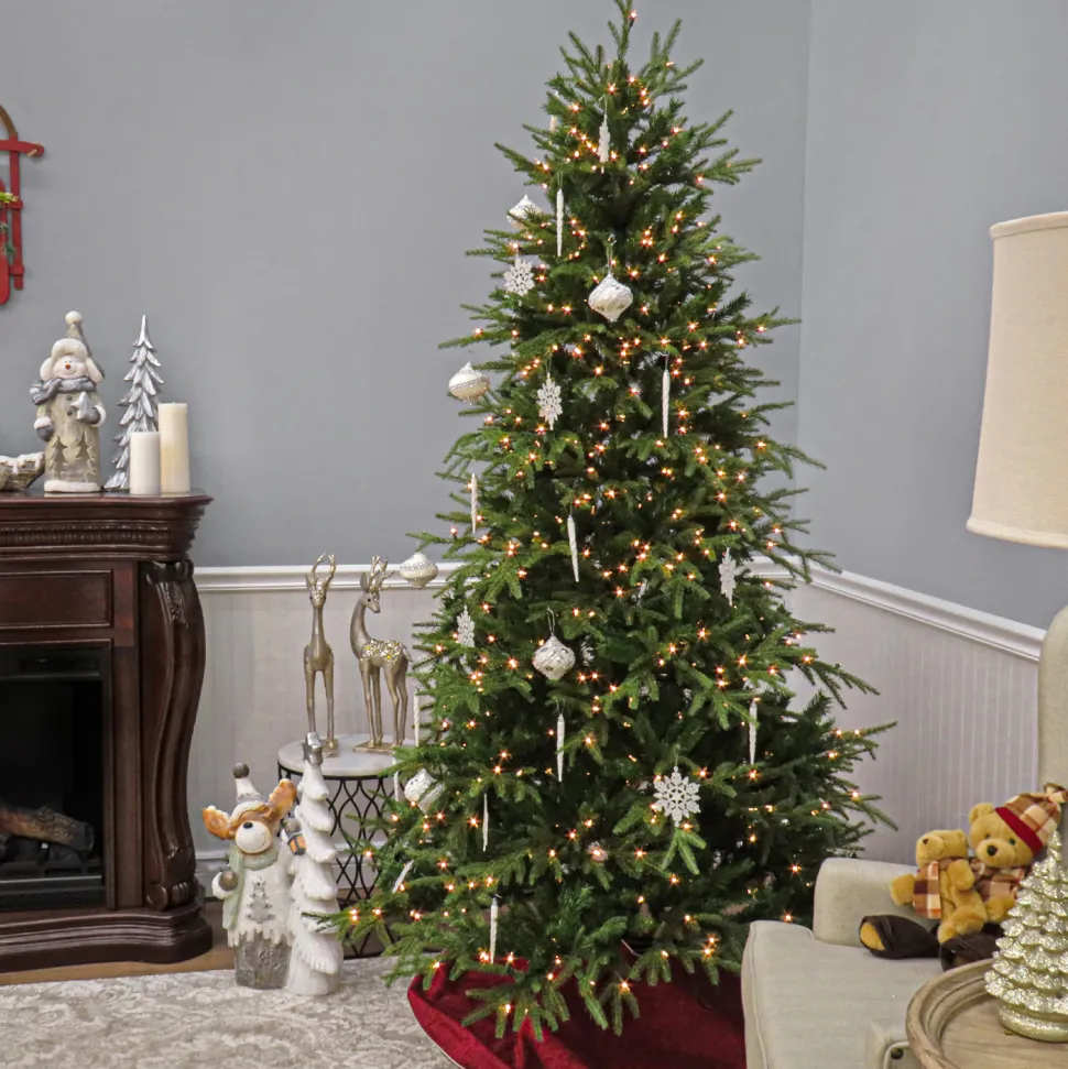 Cheap Kelly Clarkson Home 7.5' Green Artificial Christmas Tree With 800 Clear/White Lights