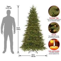 Cheap Kelly Clarkson Home 7.5' Green Artificial Christmas Tree With 800 Clear/White Lights