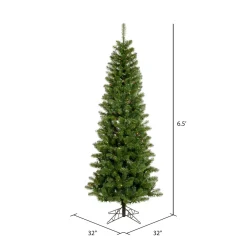 Flash Sale The Holiday Aisle 6.5' Green Artificial Christmas Tree With 250 Multicolored Lights With Stand