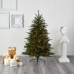 Flash Sale The Holiday Aisle 5' Green Fir Artificial Christmas Tree With 350 Clear Lights