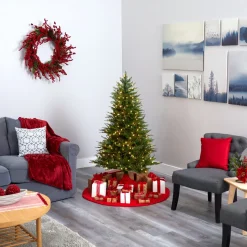 Hot The Holiday Aisle 5' Green Fir Artificial Christmas Tree With 250 Clear Lights