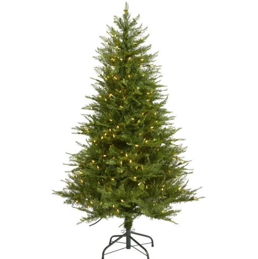 Hot The Holiday Aisle 5' Green Fir Artificial Christmas Tree With 250 Clear Lights