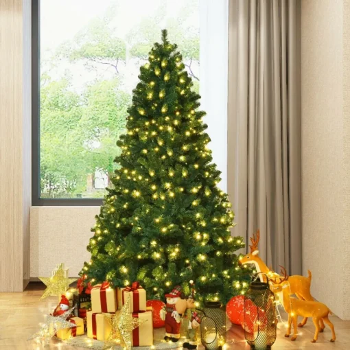 Hot The Holiday Aisle 7' Green Pine Artificial Christmas Tree With 300 Clear/White Lights