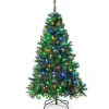 Cheap The Holiday Aisle 6' Green Realistic Pvc Pine Christmas Tree With 260 Led