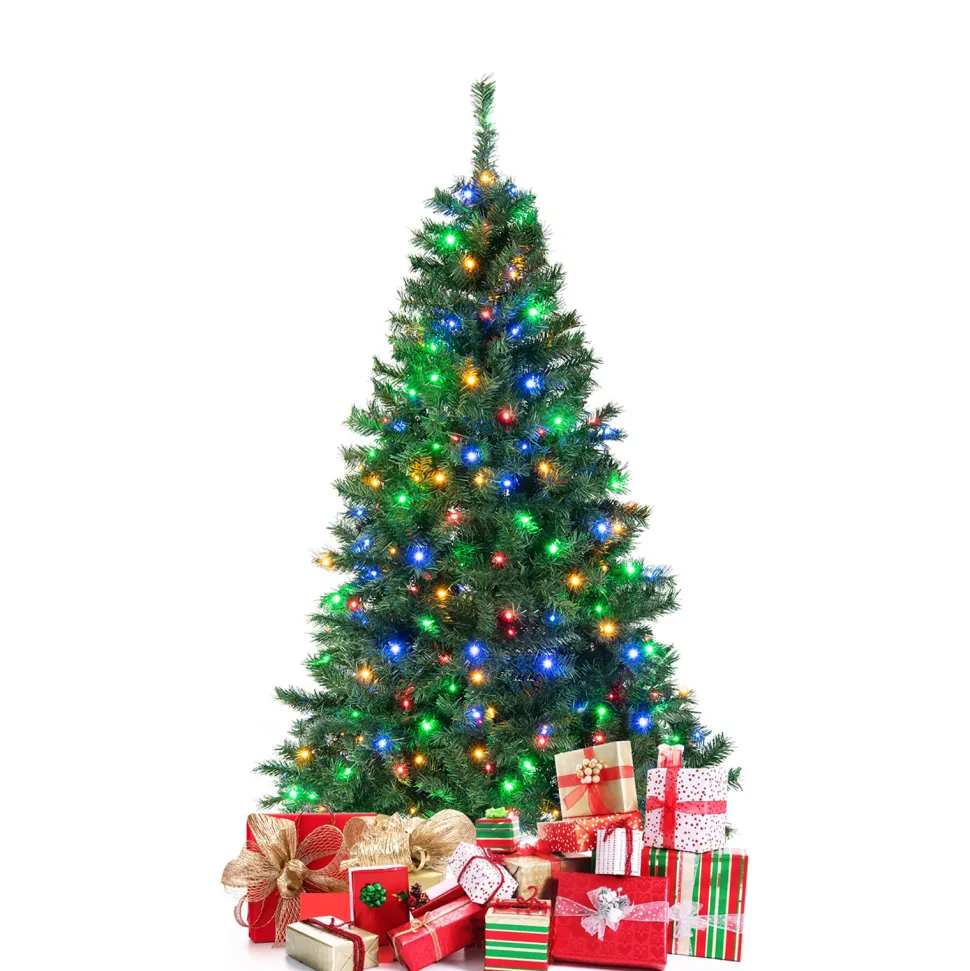 Cheap The Holiday Aisle 6' Green Realistic Pvc Pine Christmas Tree With 260 Led