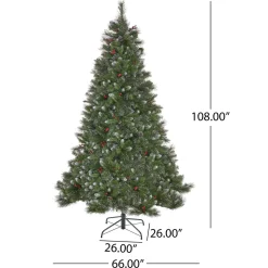 Sale The Holiday Aisle 9' Green Spruce Artificial Christmas Tree With 750 Clear Lights