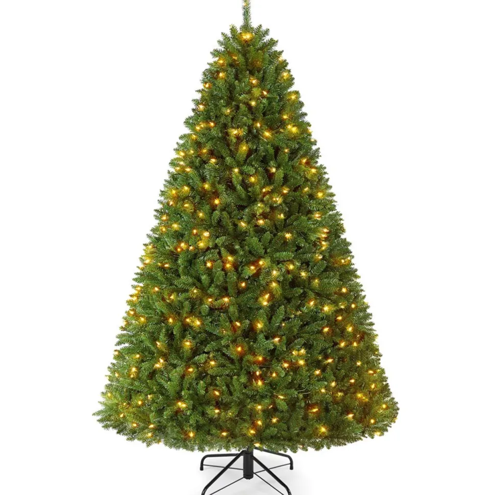 Outlet The Holiday Aisle 7.5' Green Spruce Artificial Christmas Tree With 700 Clear & White Lights