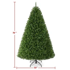 Outlet The Holiday Aisle 7.5' Green Spruce Artificial Christmas Tree With 700 Clear & White Lights
