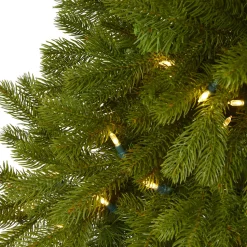 Sale The Holiday Aisle 6' Green Spruce Artificial Christmas Tree With 350 Clear Lights