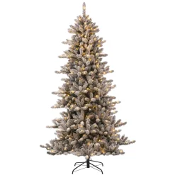 Outlet Rebrilliant 7.5' Green/White Fir Artificial Christmas Tree With 400 Lights