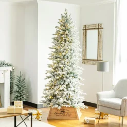 Outlet Rebrilliant 7.5' Green/White Fir Artificial Christmas Tree With 400 Lights