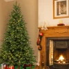 New The Holiday Aisle 7.5' H Green Realistic Artificial Spruce Christmas Tree With 800 Led Lights