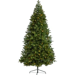 Fashion The Holiday Aisle 8' H Green Realistic Artificial Spruce Cashmere Christmas Tree With 280 Led Lights