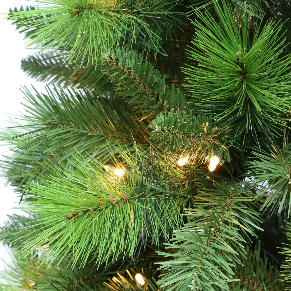 Hot The Holiday Aisle 7'6" H Green Realistic Artificial Pine Christmas Tree With 300 Led Lights