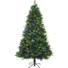 Discount The Holiday Aisle 7.5" H Green Realistic Artificial Christmas Tree With 600 Led Lights