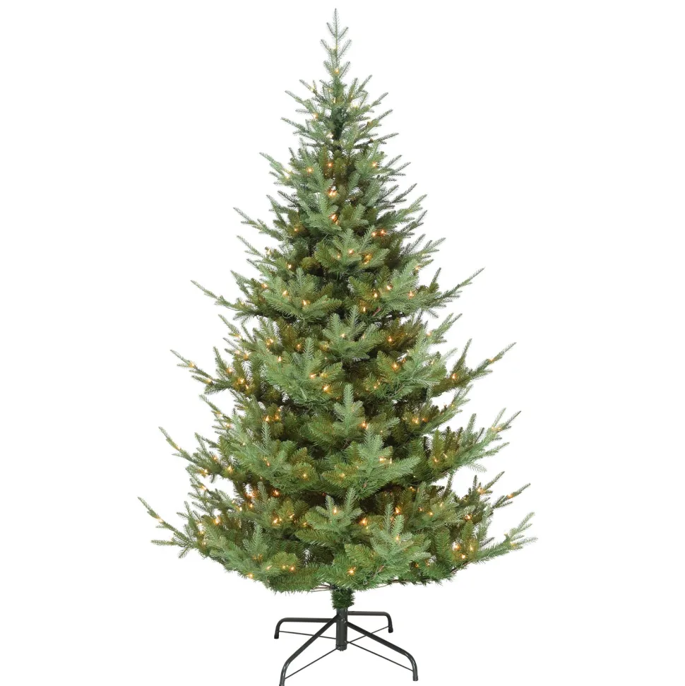 Outlet The Holiday Aisle 7'6" H Green Realistic Artificial Spruce Christmas Tree With 450 Lights