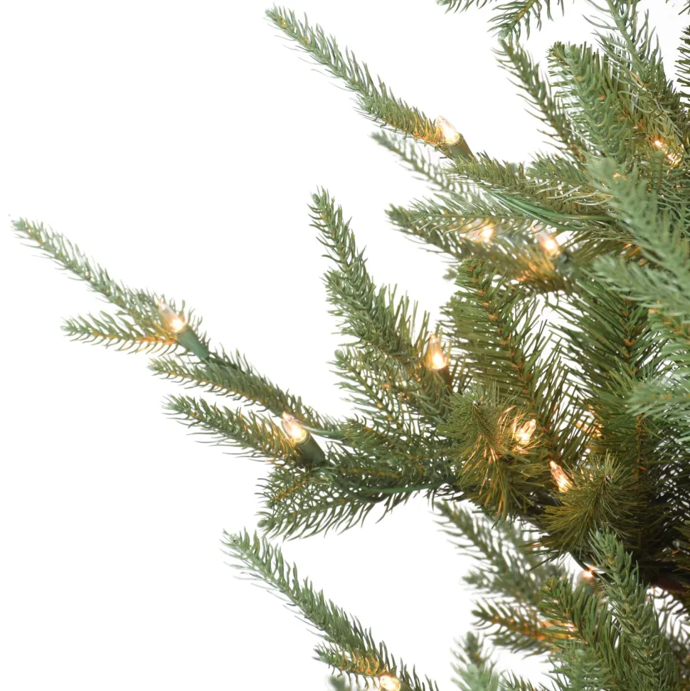 Outlet The Holiday Aisle 7'6" H Green Realistic Artificial Spruce Christmas Tree With 450 Lights