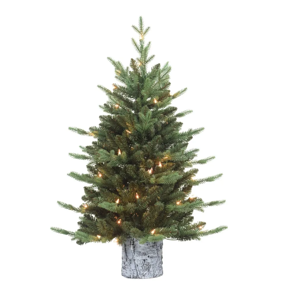 Online The Holiday Aisle 3' H Green Realistic Artificial Pine Christmas Tree With 50 Lights