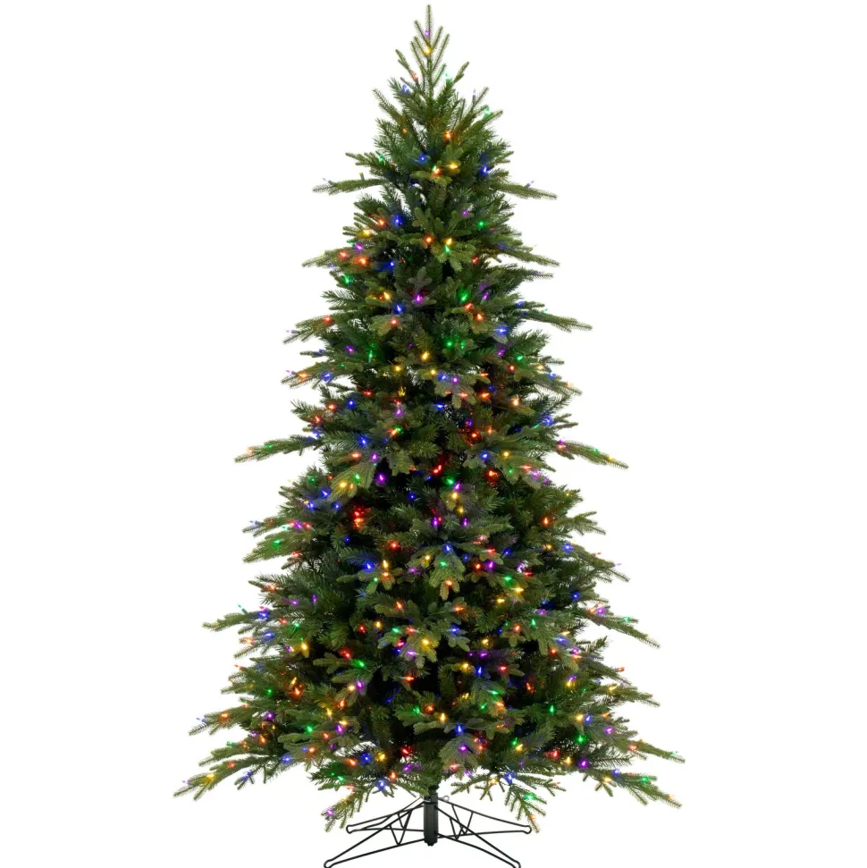 Discount The Holiday Aisle 90'' H Green Realistic Fir Christmas Tree With 700 Led Lights
