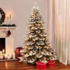 Best The Holiday Aisle 9' H Green Spruce Frosted Christmas Tree With 800 Lights