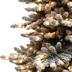 Best The Holiday Aisle 9' H Green Spruce Frosted Christmas Tree With 800 Lights