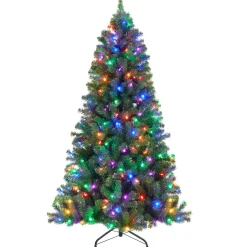 Hot The Holiday Aisle 6' H Green Tree Family Christmas Tree 250 Lights Led