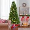 Discount The Holiday Aisle 96'' H Slender Green Spruce Christmas Tree With 600 Led Color Changing/Combination Lights