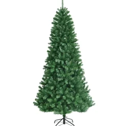 Discount The Holiday Aisle 96'' H Slender Green Spruce Christmas Tree With 600 Led Color Changing/Combination Lights