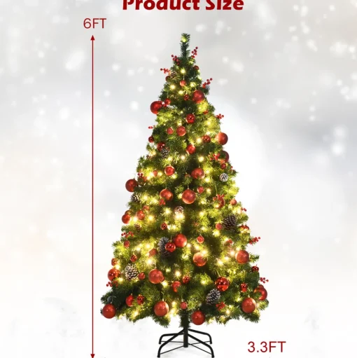 Cheap The Holiday Aisle 6' Lighted Artificial Christmas Tree