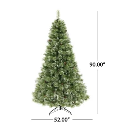 New The Holiday Aisle 90'' Lighted Artificial Christmas Tree