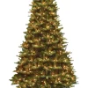 Best The Holiday Aisle 108'' Lighted Artificial Fir Christmas Tree