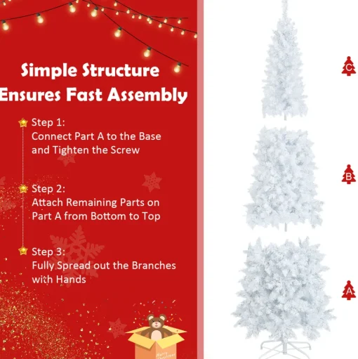 Hot The Holiday Aisle 7' Lighted Artificial Spruce Christmas Tree