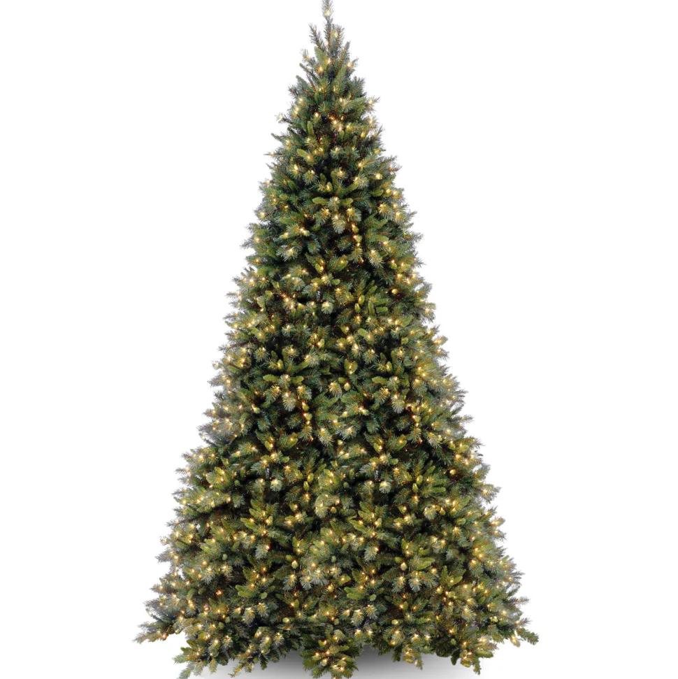Outlet The Holiday Aisle Adrihana 12' Green Artificial Christmas Tree With 1400 Clear/White Lights