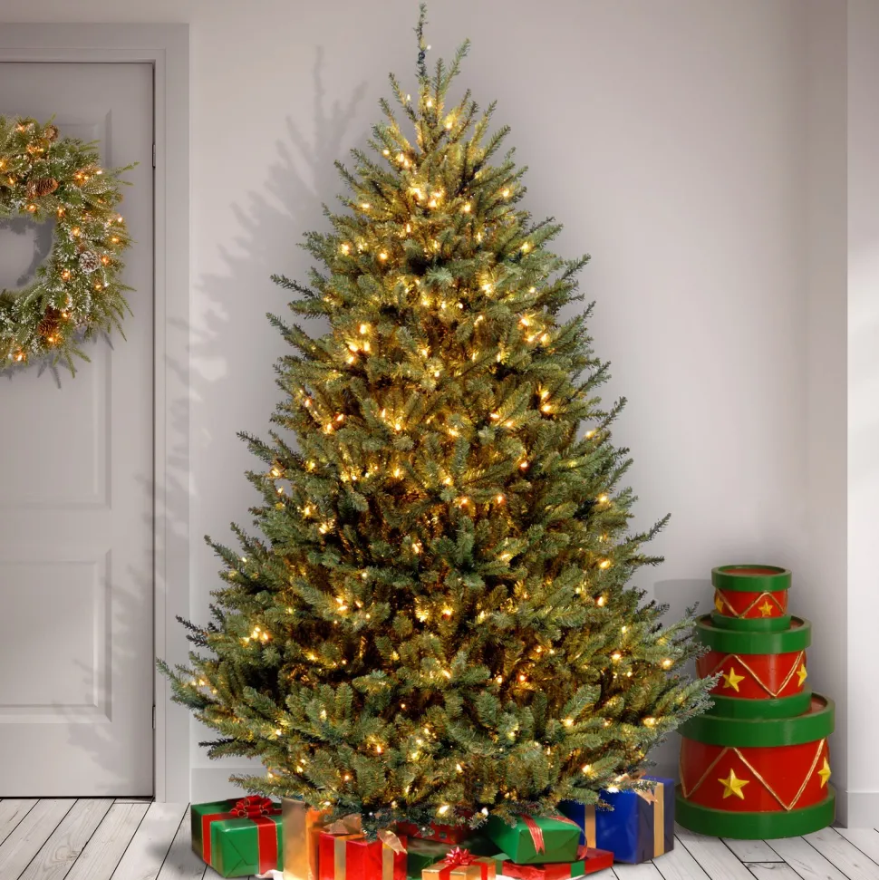 Shop Red Barrel Studio Baldrik 9' H Green Spruce Christmas Tree With 1200 Lights Led