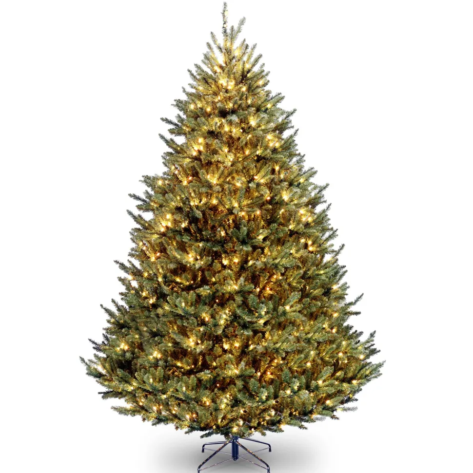 Shop Red Barrel Studio Baldrik 9' H Green Spruce Christmas Tree With 1200 Lights Led