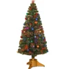 Best Sale The Holiday Aisle Fiber Optic 6' H Green Spruce Christmas Tree With Fiber Optic Color Changing/Combination Lights