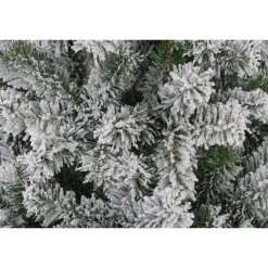 Store The Holiday Aisle 7Ft Prelit Flocked Tree With Dual Lights