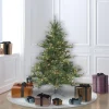 Sale Andover Mills Galarza 4.5' Green Pine Artificial Christmas Tree With 250 Dura-Lit Clear Lights With Stand
