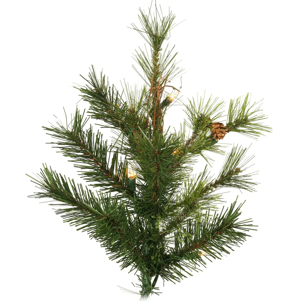 Sale Andover Mills Galarza 4.5' Green Pine Artificial Christmas Tree With 250 Dura-Lit Clear Lights With Stand