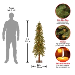 Fashion Steelside Green Artificial Christmas Tree With 150 Clear/White Lights