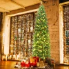 Cheap The Holiday Aisle Green Pine Cashmere Christmas Tree With 150 Led Lights And Pinecones