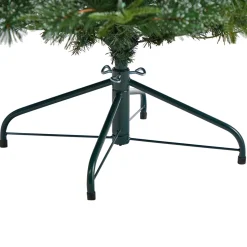 Fashion The Holiday Aisle Green Realistic Artificial Pine Cashmere Christmas Tree With 900 Led Lights And Pinecones