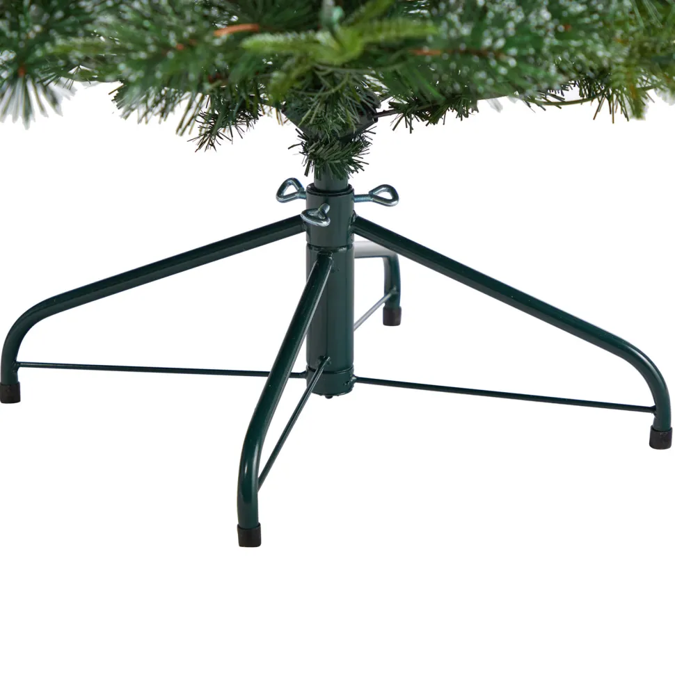 Fashion The Holiday Aisle Green Realistic Artificial Pine Cashmere Christmas Tree With 900 Led Lights And Pinecones