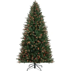 New Mr. Christmas Green Realistic Pvc & Pe Blend 400 Led Color Changing Christmas Tree