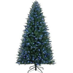 New Mr. Christmas Green Realistic Pvc & Pe Blend 400 Led Color Changing Christmas Tree