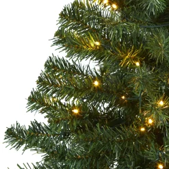 Best Sale The Holiday Aisle Green Tree Type Fir Cashmere Christmas Tree With 650 Lights Led