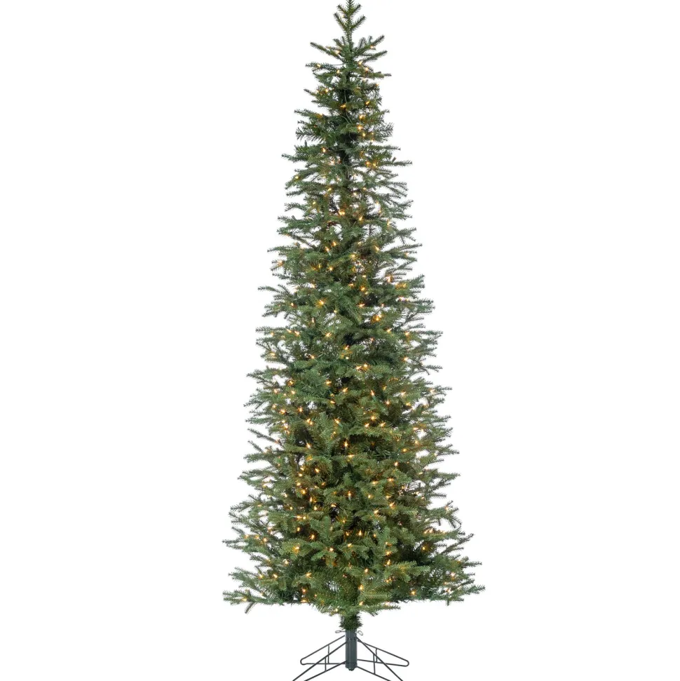 Clearance The Holiday Aisle Natcut Narrow Jackson 6' Green Pine Artificial Christmas Tree With Clear/White Lights