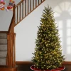 Shop Red Barrel Studio Natural Fraser Fir Lighted Artificial Fraser Fir Christmas Tree - Stand Included