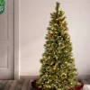 Best Sale The Holiday Aisle Ogema 5' Green Pine Artificial Christmas Tree With 150 Clear/White Lights